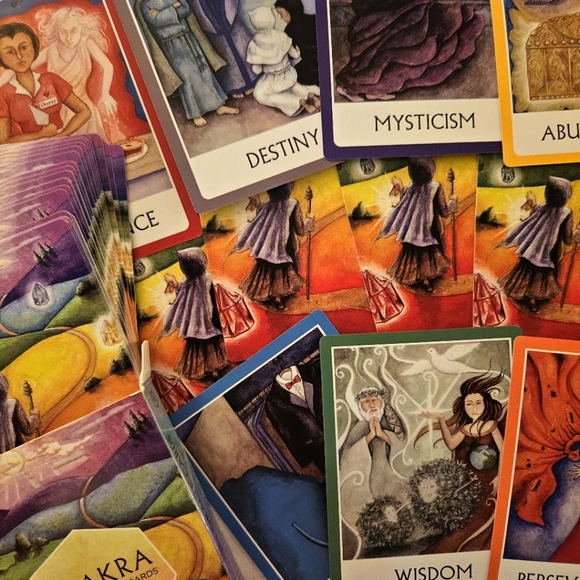 ☆♡◇Chakra Wisdom Oracle Cards◇♡☆ by Tori Hartman - Picture 2 of 6